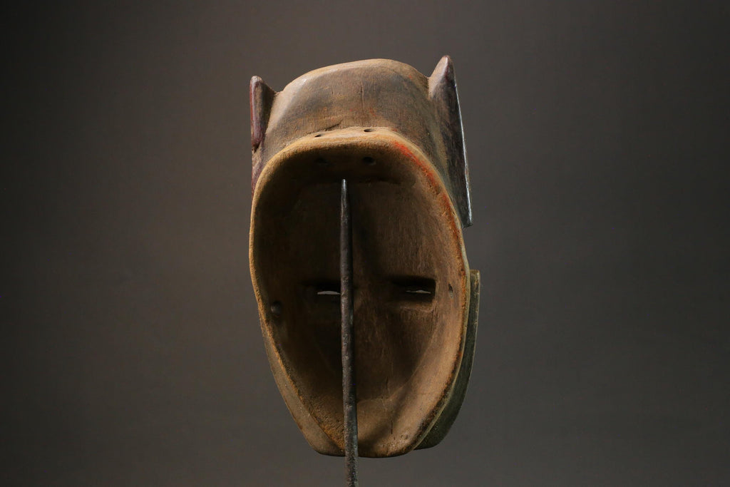 African Tribal Guro Wood masks Hand Carved Vintage Wood Hanging Masks for wall-7557