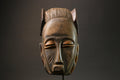 African Tribal Guro Wood masks Hand Carved Vintage Wood Hanging Masks for wall-7557