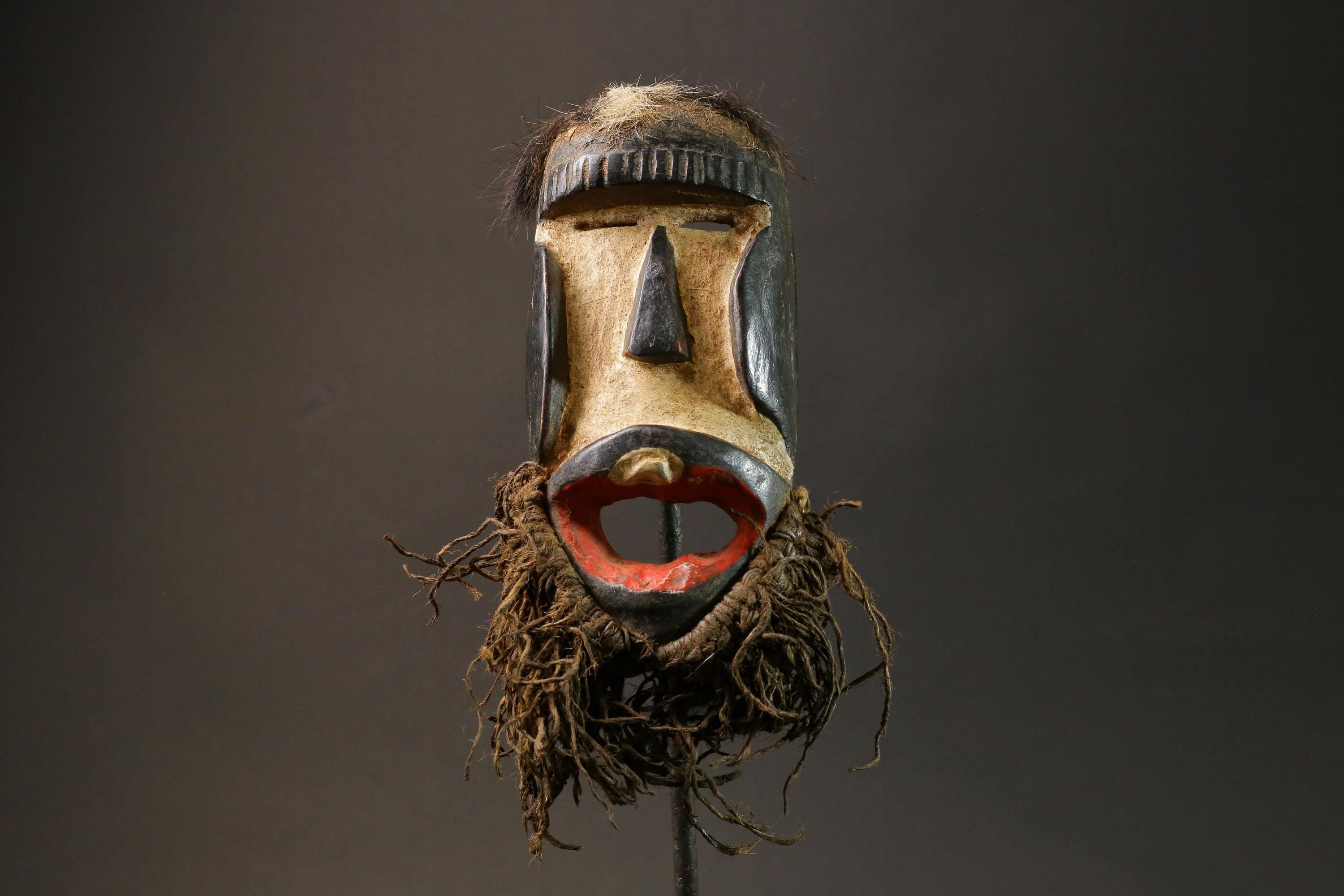 African wood mask antiques Wooden Tribal Dan Kran also Dan Ngere or Dan  Masks for wall-G2918
