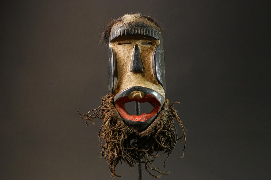 African wood mask antiques Wooden Tribal Dan Kran also Dan Ngere or Dan  Masks for wall-G2918
