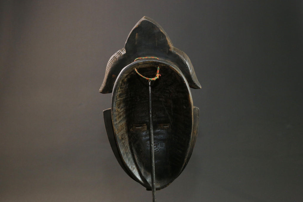 African wood mask antiques Tribal African Art Face Mask African Guro Baule Masks for wall-8989