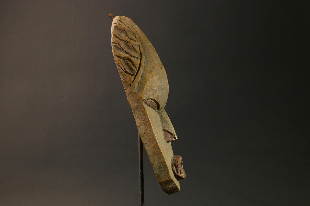 African wood mask Dan Mask Tribal Wood Hand Carved Vintage Masks for wall-7561