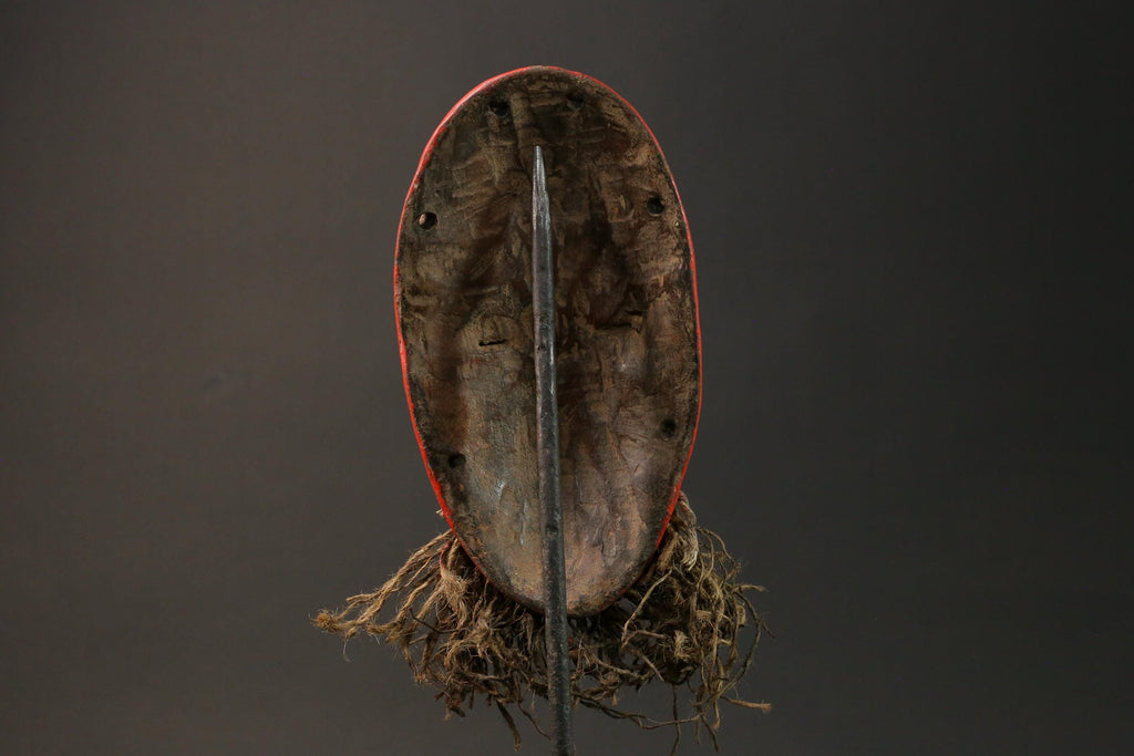 African Face Mask Wood Wall Hanging Pattern Dan hand carved Home Décor mask For Wall-G2940