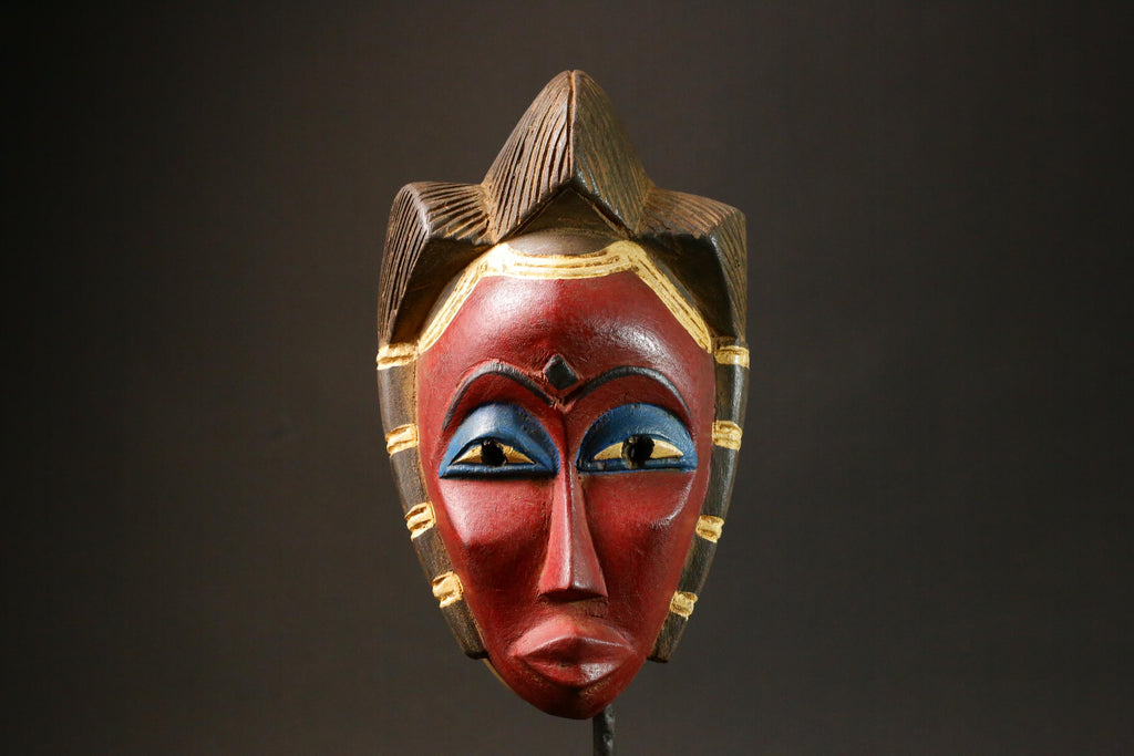 African Tribal Wood masks Guro vintage African mask large African Masks for wall-G2946