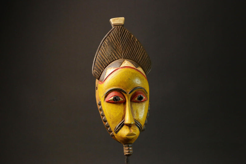 African wood mask antiques Wood Hand Carved Wall Hanging tribal Guro Masks for wall-G2947