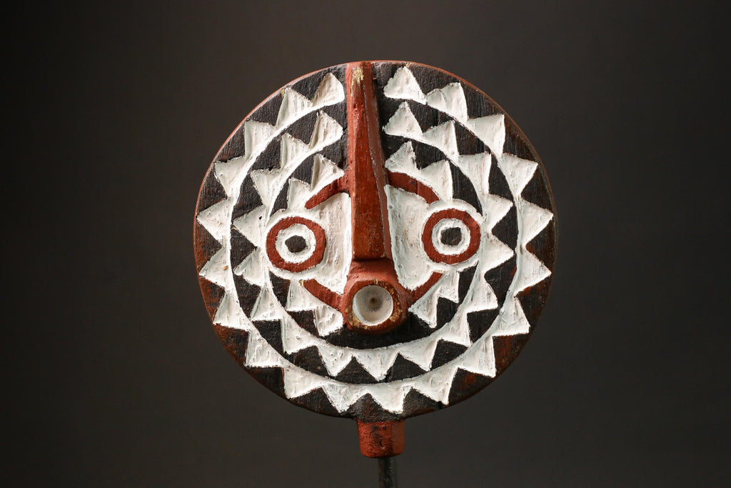 African Mask Wall Art Handmade Home Décor Face Wood Bobo Sun masks Masks for wall-G2955