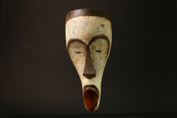 African Handcrafted African Fang Mask Unique Tribal Wood Wall Hanging Art Decor G1613