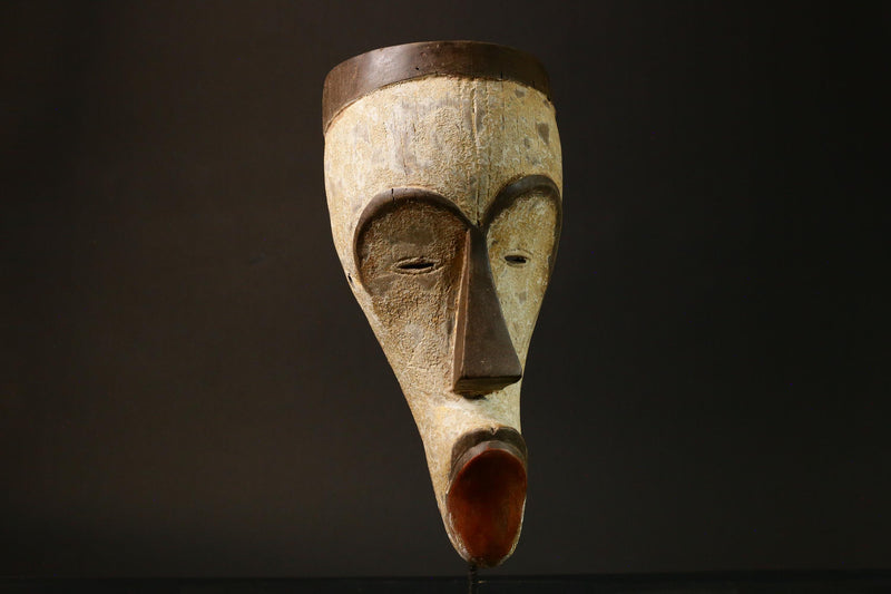 African Handcrafted African Fang Mask Unique Tribal Wood Wall Hanging Art Decor G1613