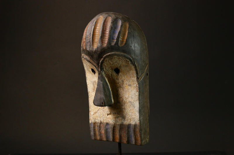 African Mask Hand Carved African Tribal Masks Lega Bwami Faces Unique Wooden Wall Decor G1611