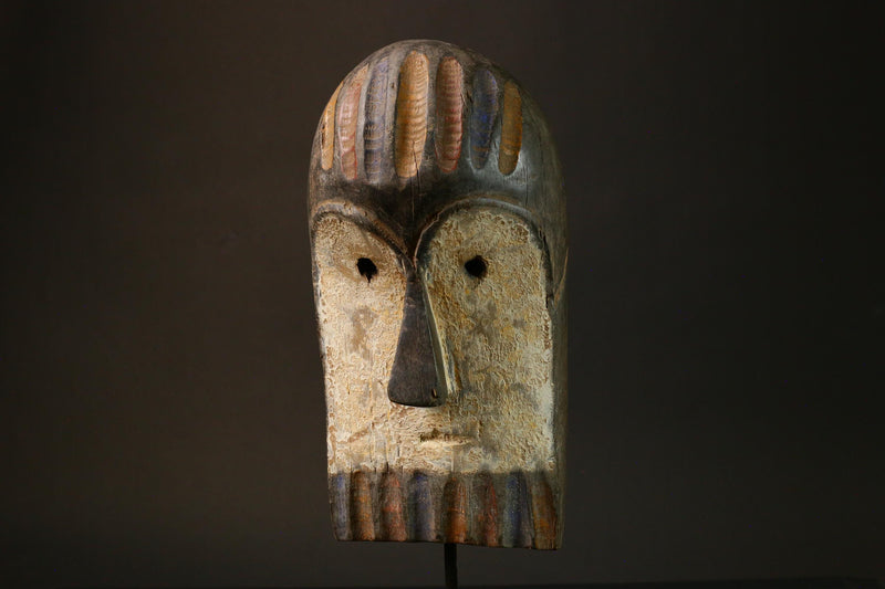 African Mask Hand Carved African Tribal Masks Lega Bwami Faces Unique Wooden Wall Decor G1611