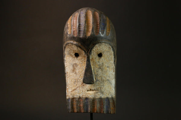 African Mask Hand Carved African Tribal Masks Lega Bwami Faces Unique Wooden Wall Decor G1611