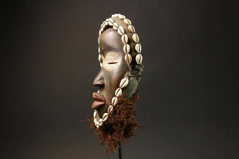 African mask wood African real figure DAN Wall Hanging masks for wall-9034