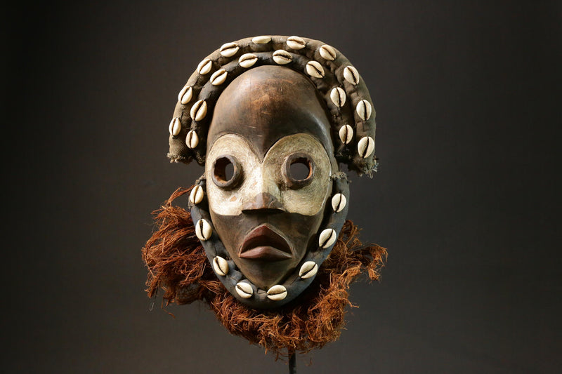 African wood mask antiques Dan Mask wall mask Traditional Masks for wall-G1368