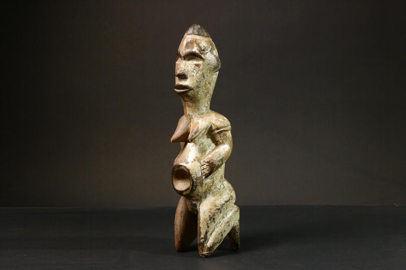 African statue wooden Figure Home Décor Sculpture Tribal Art Carved Art- 7749