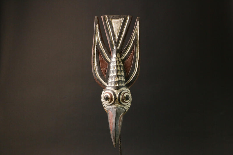 African Tribal Wood masks Mask Face Old Bobo Bird Dance Masks for wall-G1342