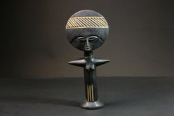 African Wooden Fertility Doll Akuaba Asanti Ghana statue Tribal Art Crafts-7704