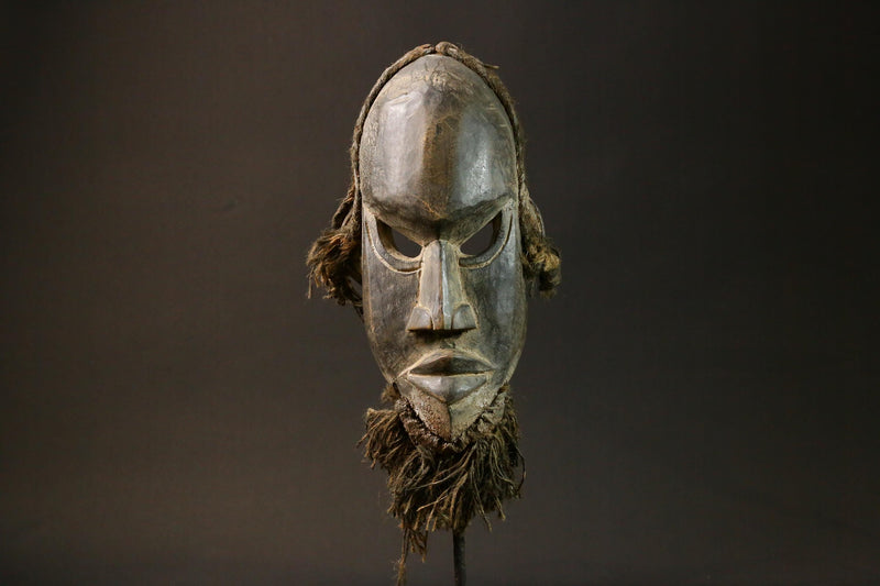 African wood mask antiques Home Décor art Dan Gunye ge Authentic Antique Masks for wall-1842