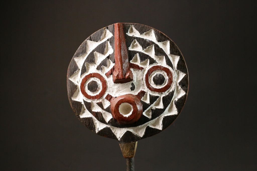 African Mask Tribal Face Mask Sun Mask Bwa Mossi Burkina Faso mask Masks for wall-G2964
