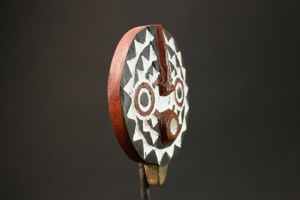 African Mask Tribal Face Mask Sun Mask Bwa Mossi Burkina Faso mask Masks for wall-G2964