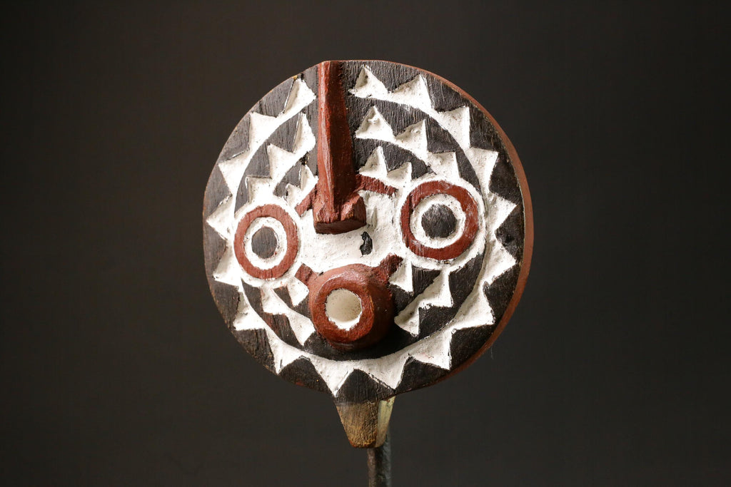 African Mask Tribal Face Mask Sun Mask Bwa Mossi Burkina Faso mask Masks for wall-G2964