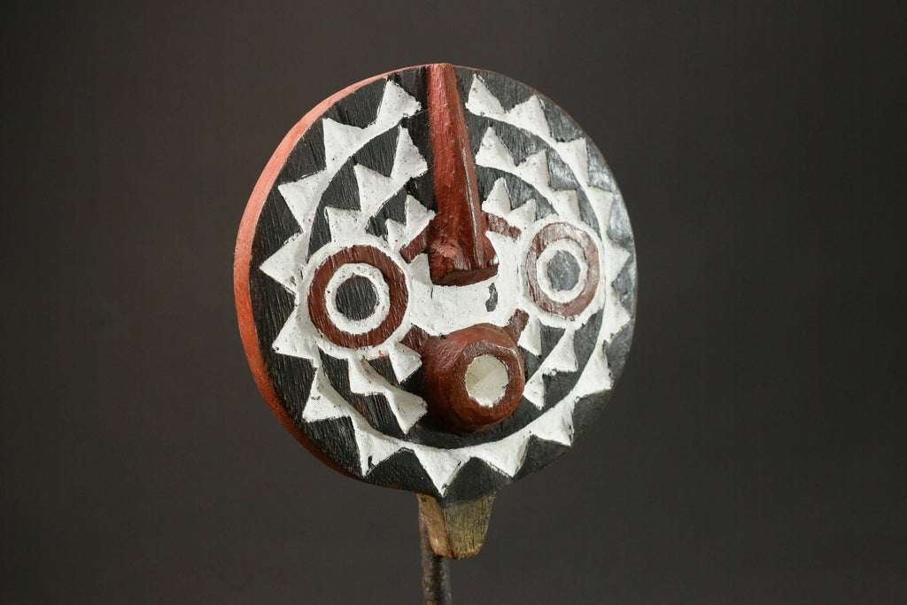 African Mask Tribal Face Mask Sun Mask Bwa Mossi Burkina Faso mask Masks for wall-G2964