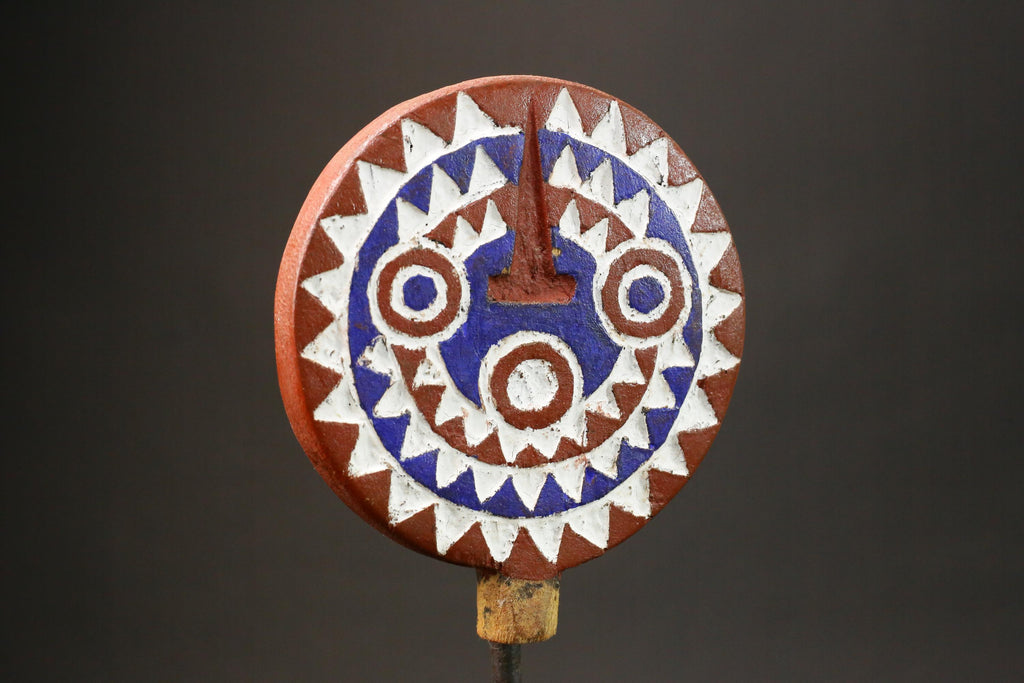 African Mask Tribal Face Mask Sun Mask Bwa Mossi Burkina Faso mask Masks for wall-G2969