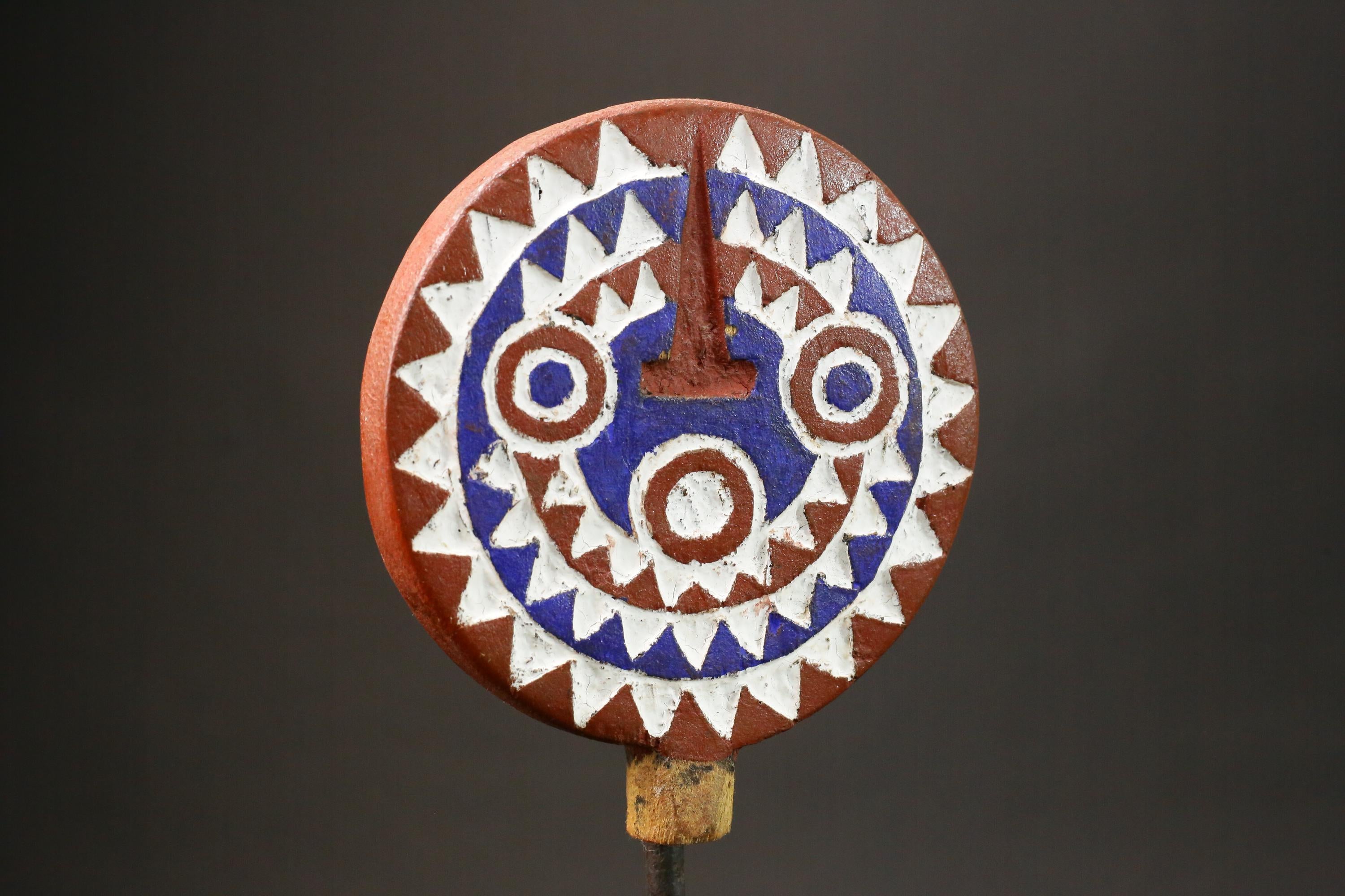 African Mask Tribal Face Mask Sun Mask Bwa Mossi Burkina Faso mask Masks for wall-G2969