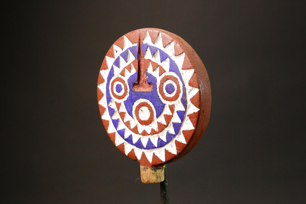 African Mask Tribal Face Mask Sun Mask Bwa Mossi Burkina Faso mask Masks for wall-G2969