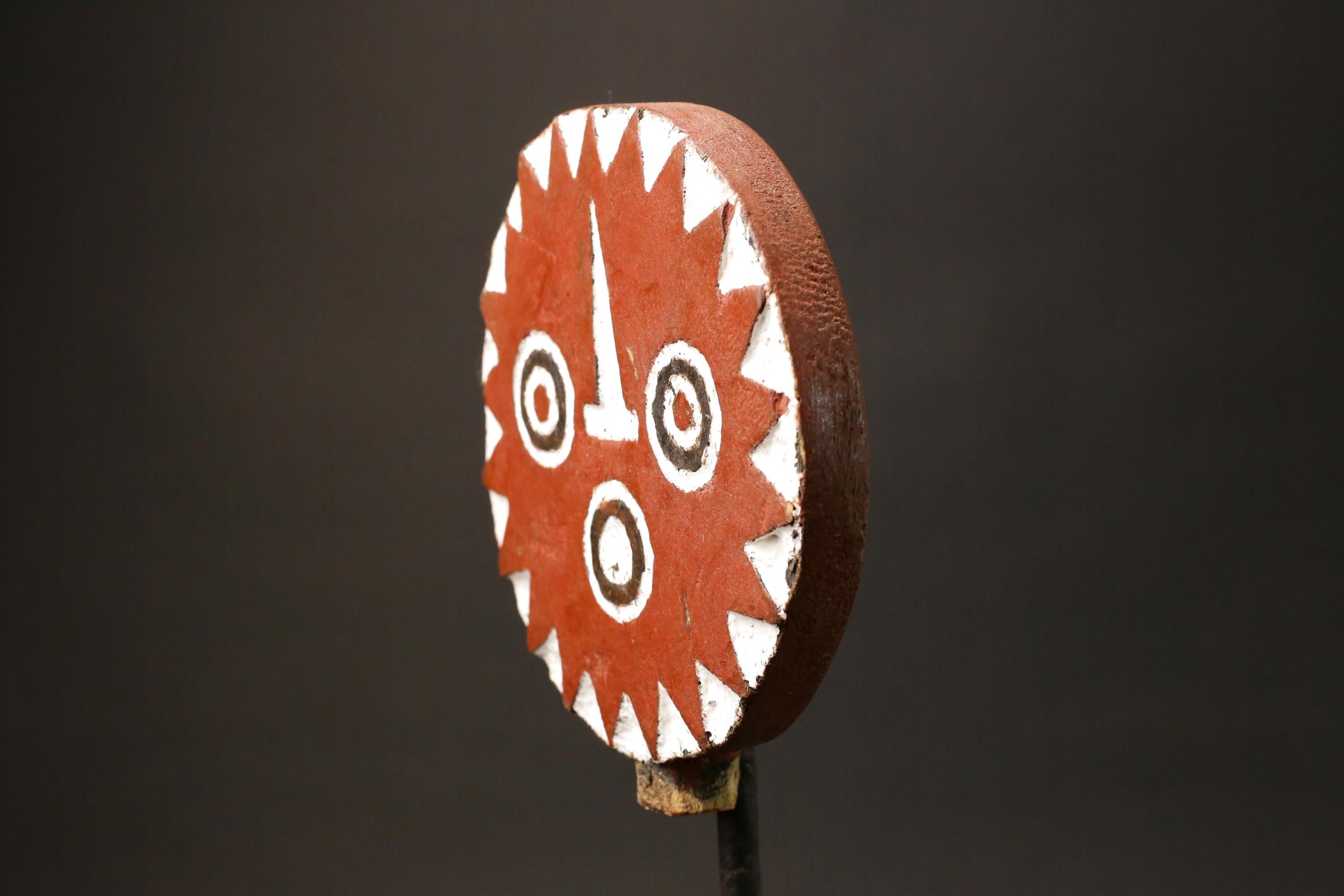African Mask Tribal Face Mask Sun Mask Bwa Mossi Burkina Faso mask Masks for wall-G2974