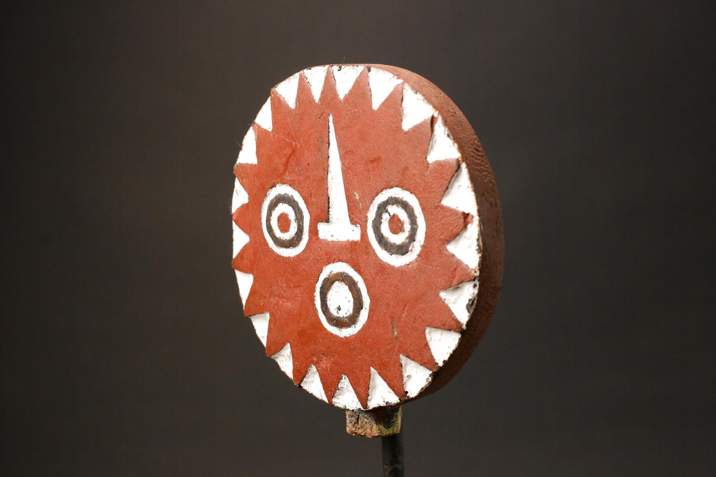 African Mask Tribal Face Mask Sun Mask Bwa Mossi Burkina Faso mask Masks for wall-G2974