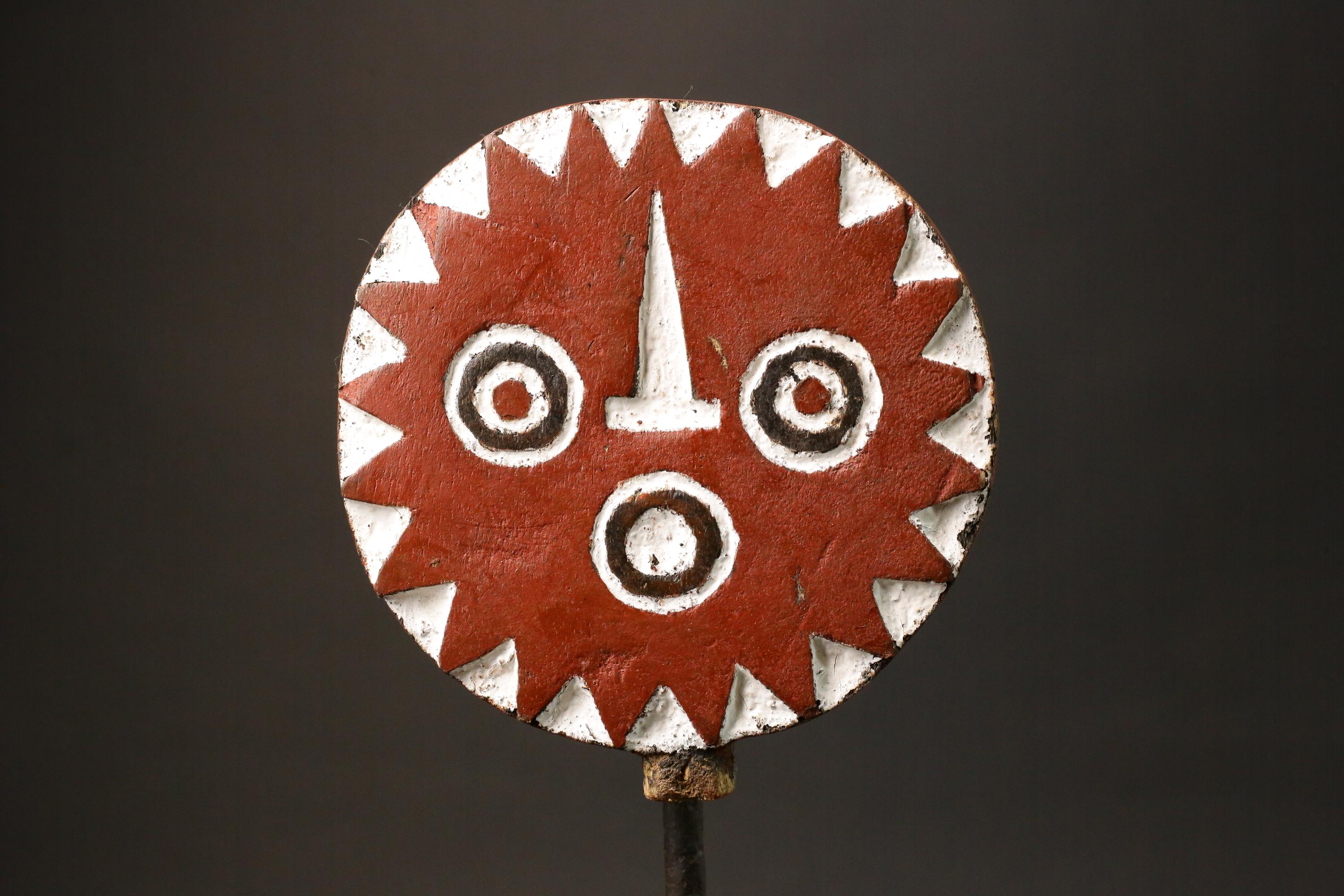 African Mask Tribal Face Mask Sun Mask Bwa Mossi Burkina Faso mask Masks for wall-G2974