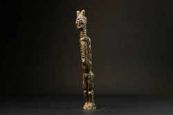 African Nkisi N'kondi Power Figure primitive art Carved Wooden Tribal Art Decor -G1571