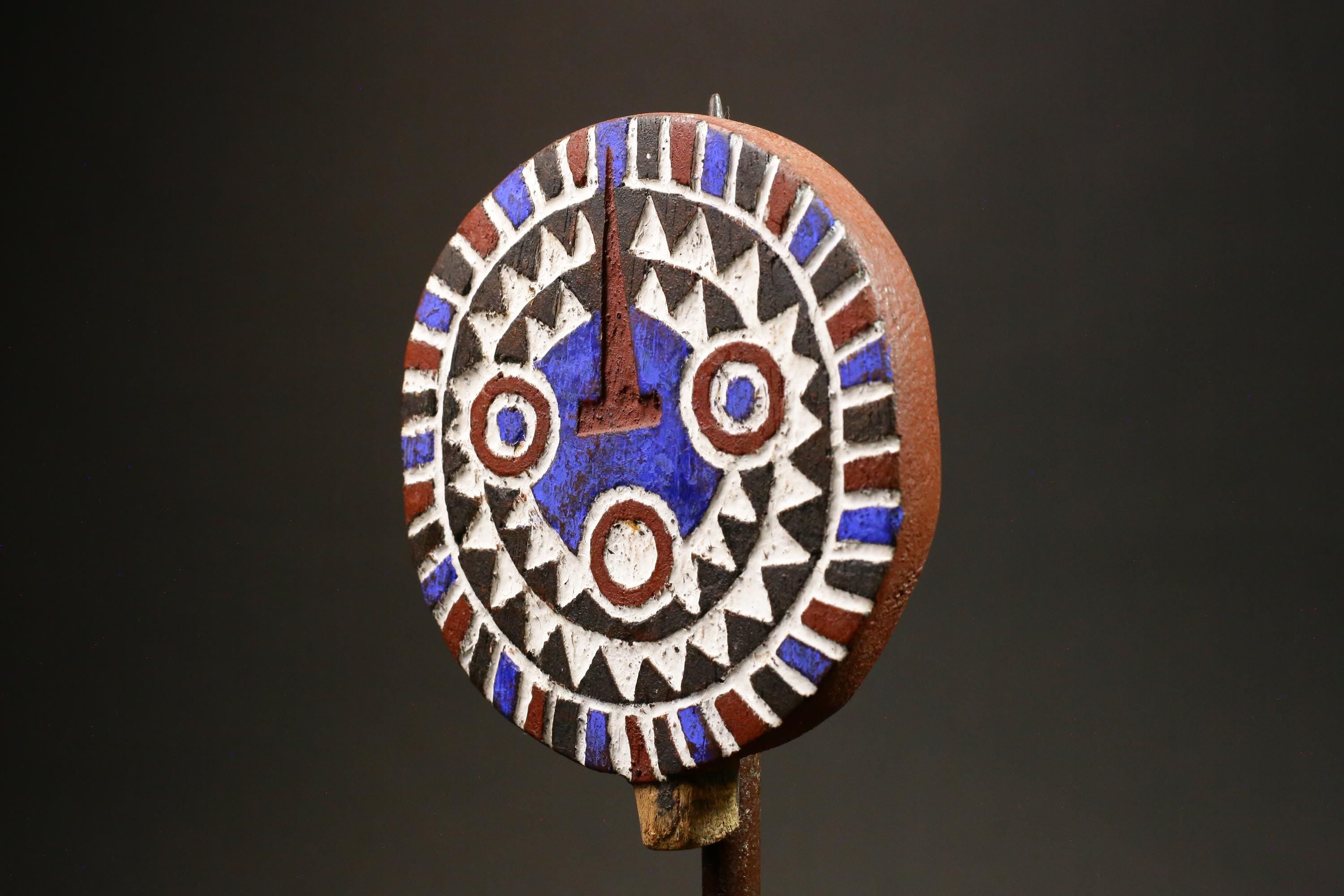 African Mask Tribal Face Mask Sun Mask Bwa Mossi Burkina Faso mask Masks for wall-G2977