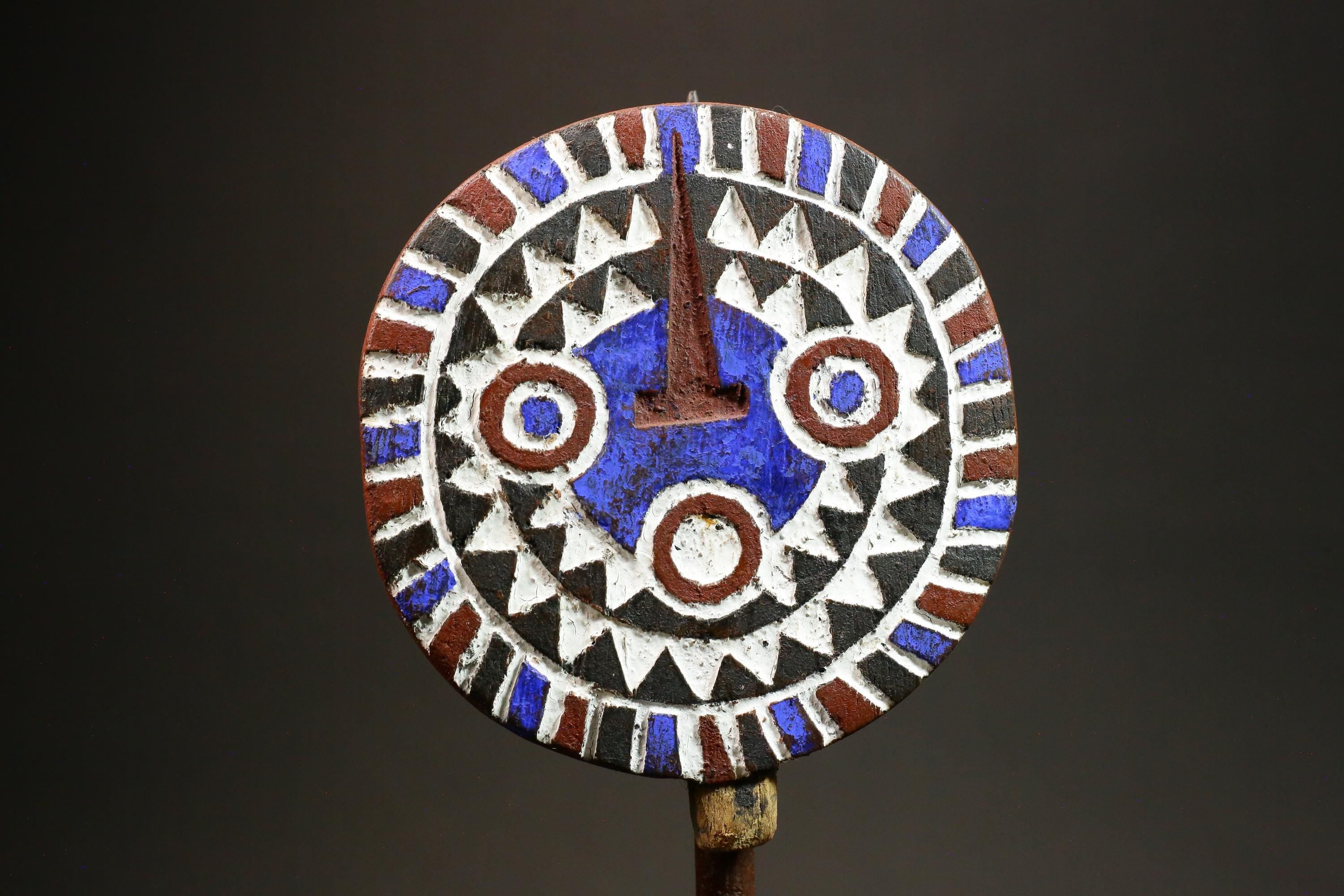 African Mask Tribal Face Mask Sun Mask Bwa Mossi Burkina Faso mask Masks for wall-G2977