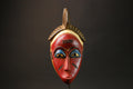 African Mask Antiques Tribal Face Vintage Wood Carved Hanging Guro Masks for wall-G2984