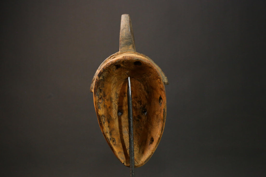 African Mask Antiques Tribal Face Vintage Wood Carved Hanging Guro Masks for wall-G2984