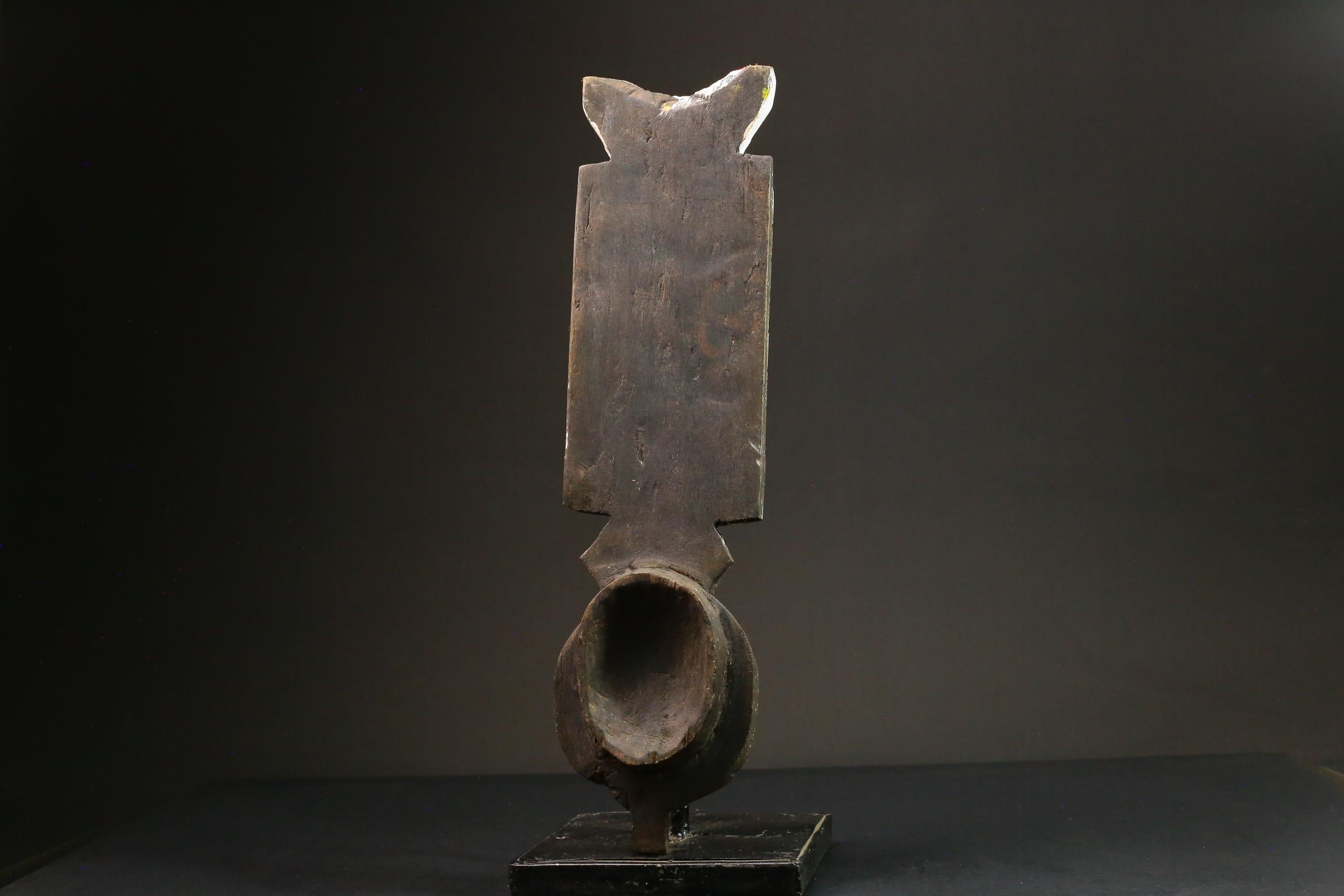 African mask wood African real figure vintage Bobo Bwa Plank mask for wall-G1338