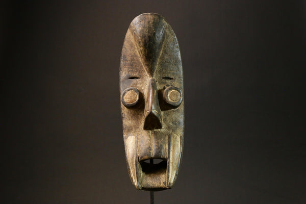 African mask Dan wood African real figure vintage African masks for wall-8972