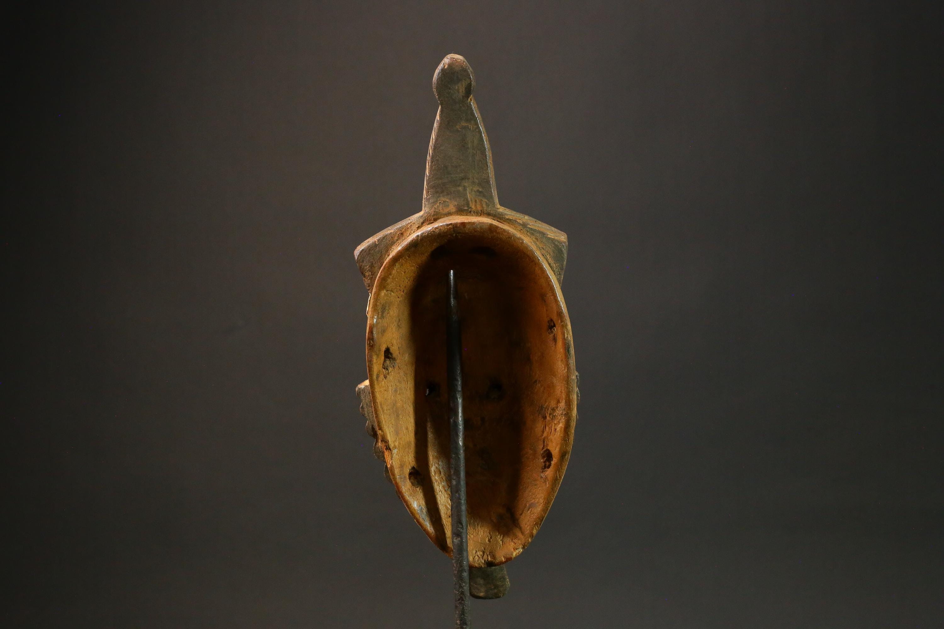 African Masks Ttribal Baule Wall Hanging Home Décor Mask for wall-G2990