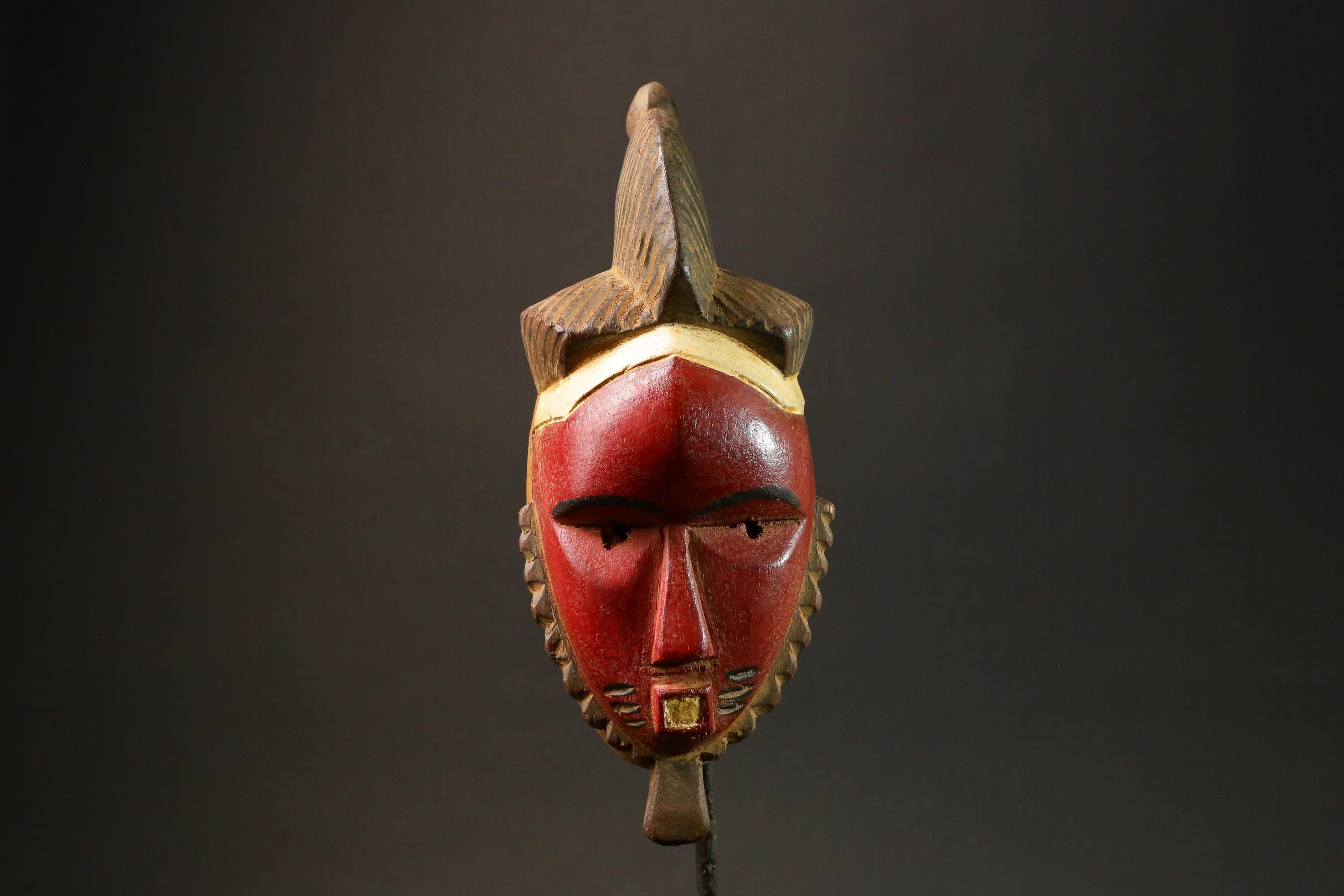 African Masks Ttribal Baule Wall Hanging Home Décor Mask for wall-G2990