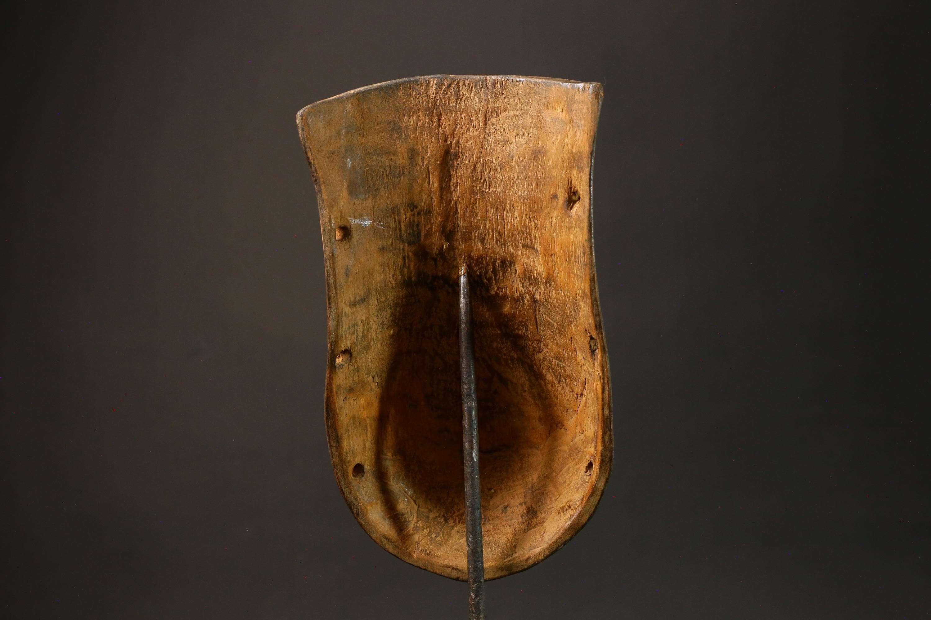 African Brown Makonde Tribe African Mask: Artistic Representation of Woman-G3006