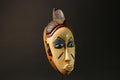 African Mask Traditional White Wood Guru Tribal Mask Celebrating Heritage Masks for wall-G3015