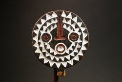 African Mask Traditional Sun Mask Wall Hanging Crafted in Wood Masks for wall-G3018