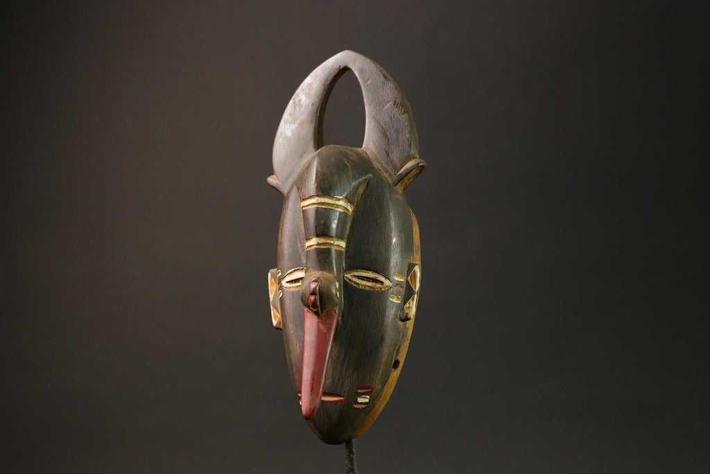 African mask Elephants Wood Nose Mask of the Guru Tribe masks for wall-G3020