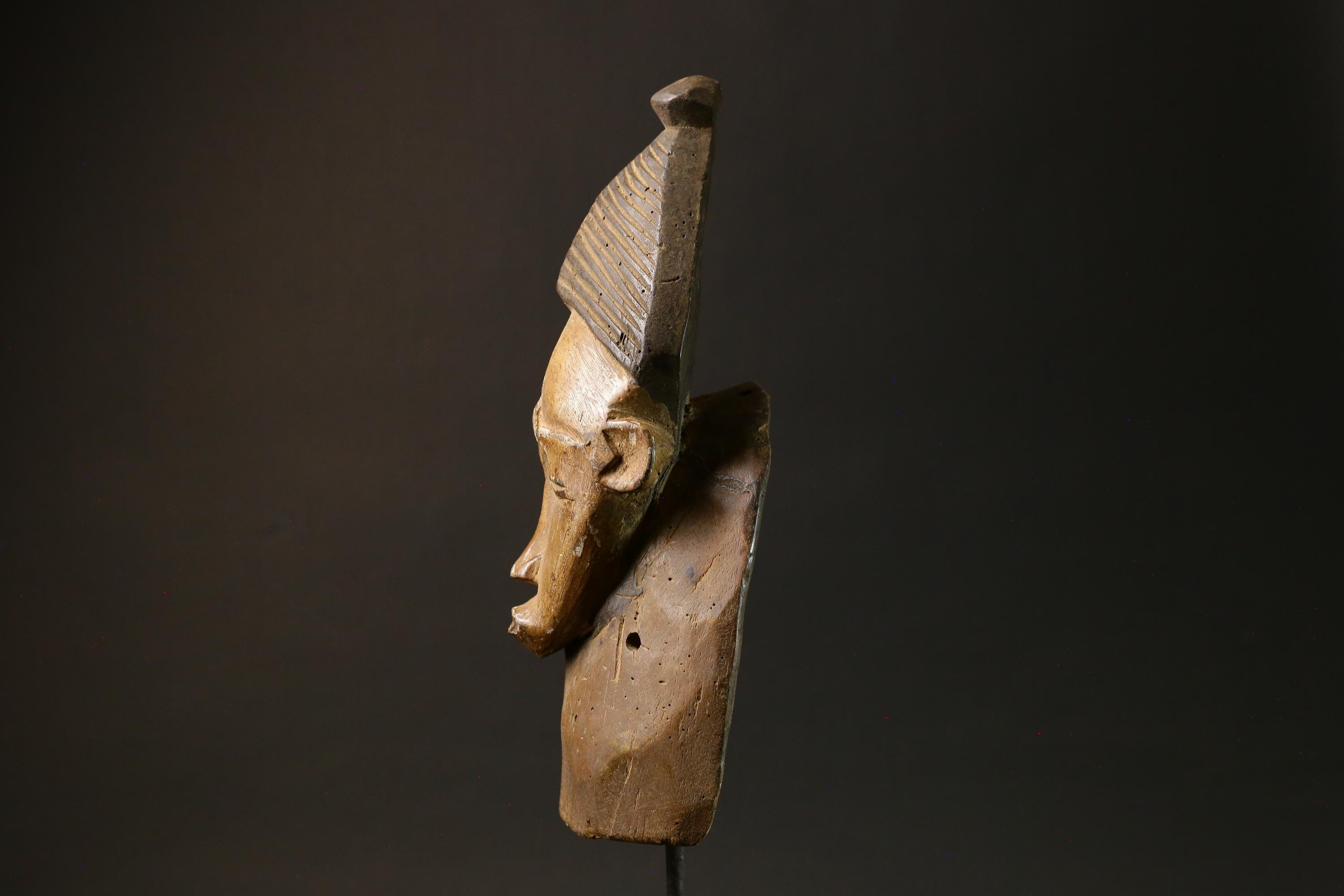 African Mask Traditional Guro Tribe Wooden Wall Hanging, Unique Decor Masks for wall-4417