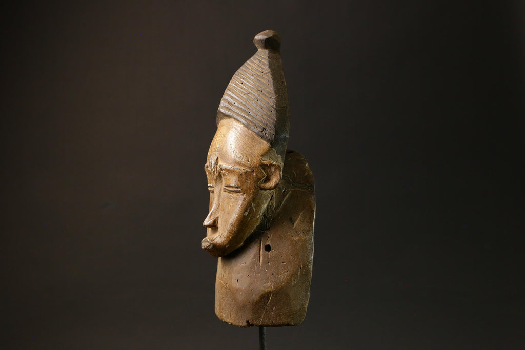 African Mask Traditional Guro Tribe Wooden Wall Hanging, Unique Decor Masks for wall-4417