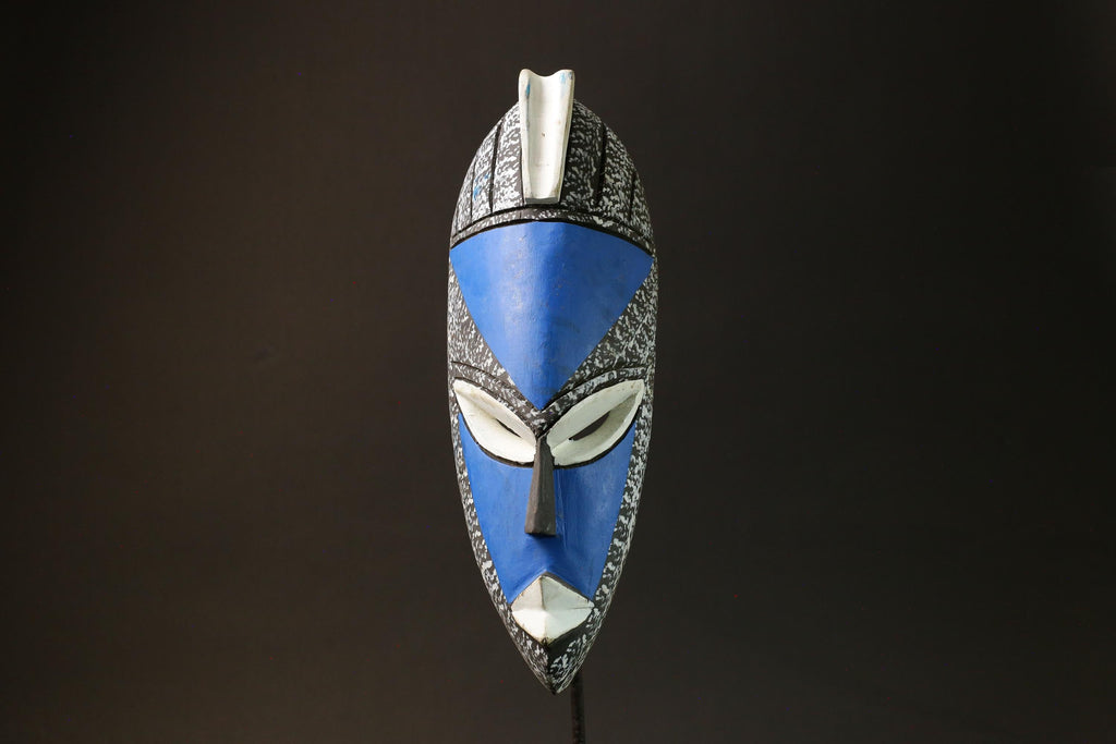 African Wood Mask Antiques Traditional Ghana Tribal Décor Masks for wall-6131