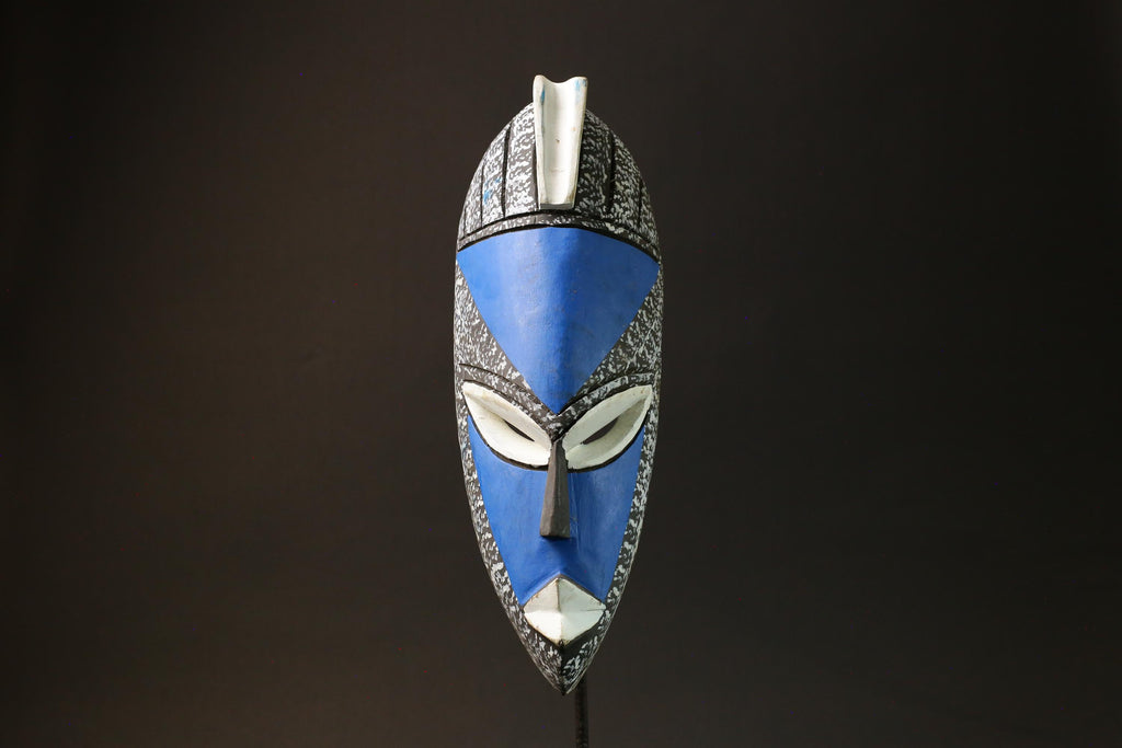African Wood Mask Antiques Traditional Ghana Tribal Décor Masks for wall-6131