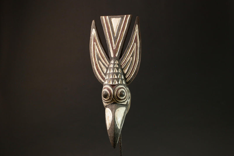 African Tribal Wood Mask Bwa Bobo Bird Home Décor from Burkina Faso Masks for wall-G1423