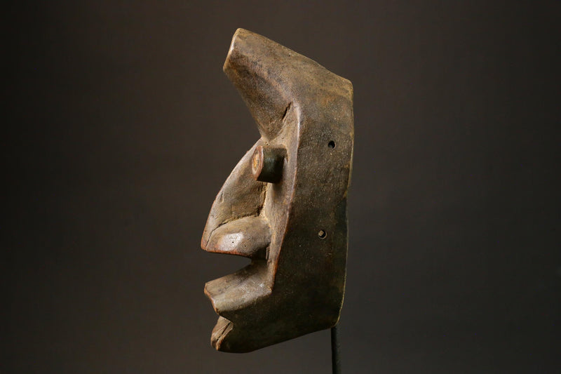 African mask Handmade Carved Wood Masks Unique Tribal Art from the Dan People Perfect for Home Decor Authentic Collectible Art Piece - 6380